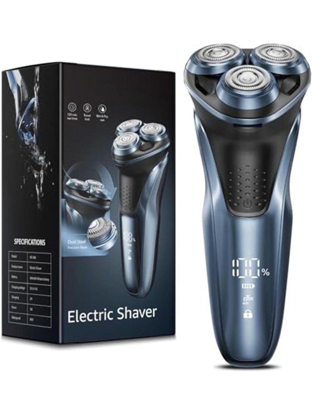 Travel Electric Razor for Men:5D Floating Head Shavers for Men, Smooth Shave